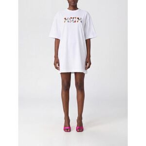 Msgm Dress Woman White